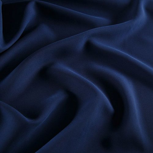 Вискоза костюмно-плательная Сафари 009-13869 темно-синий однотонный